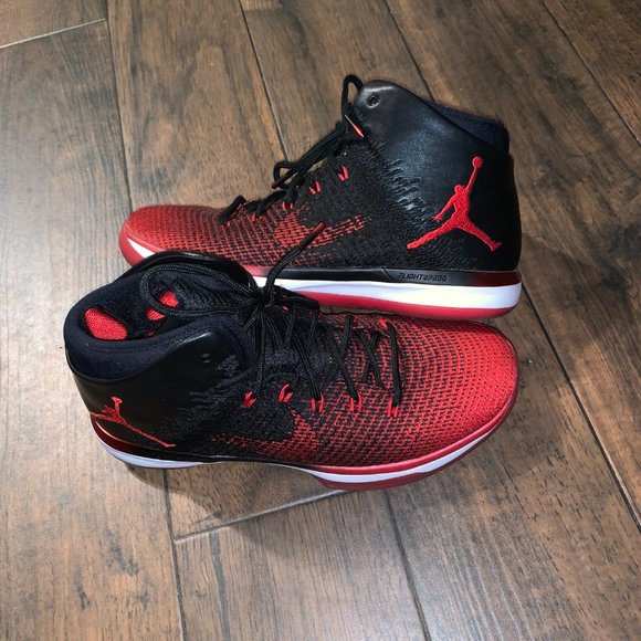 Air Jordan 31 \'Banned\' men\'s shoes 10 XXX1 red & black